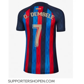 Barcelona Ousmane Dembele #7 Hemma Matchtröja Dam 2022-23 Kortärmad